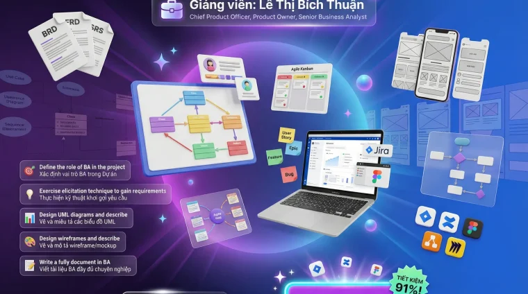 Khóa Học Business Analysis Cơ Bản – BA Thực Chiến Cho Người Mới 2026