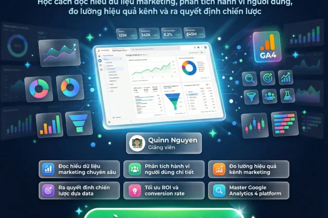 Khóa Học Marketing Analytics với GA4 – Hiểu Dữ Liệu Cho Doanh Nghiệp 2026