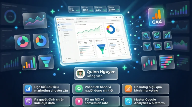 Khóa Học Marketing Analytics với GA4 – Hiểu Dữ Liệu Cho Doanh Nghiệp 2026