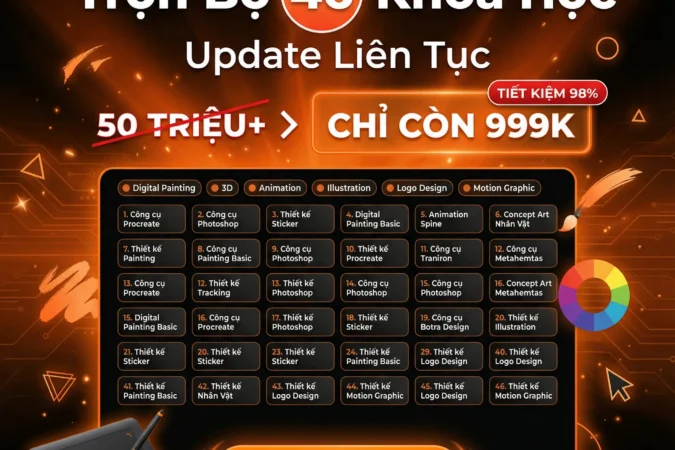Trọn Bộ 46 Khóa Học Digiart Academy – Full Combo Đồ Họa Chuyên Nghiệp