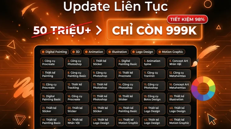 Trọn Bộ 46 Khóa Học Digiart Academy – Full Combo Đồ Họa Chuyên Nghiệp