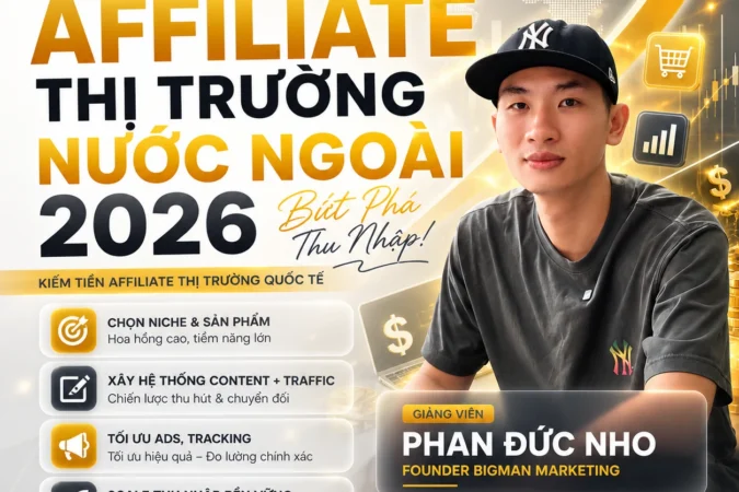 Khóa Học Affiliate Thị Trường Nước Ngoài Phan Đức Nho – Affiliate Global 2026