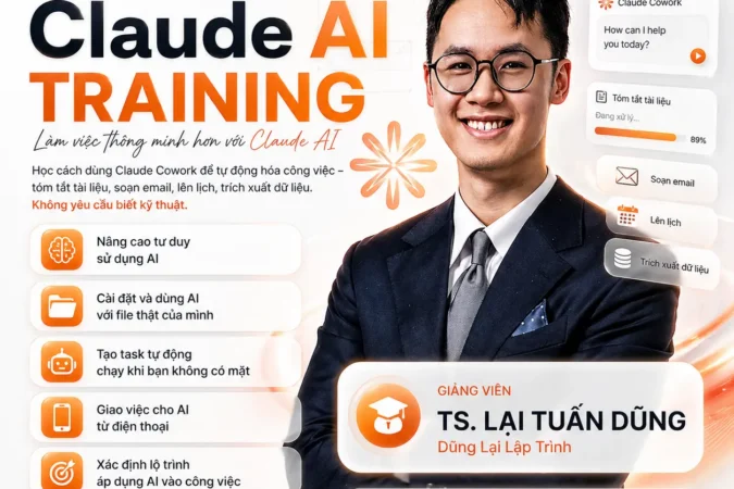 Khóa Học Claude AI Training Dũng Lại Lập Trình: Học Cách Dùng Claude Cowork