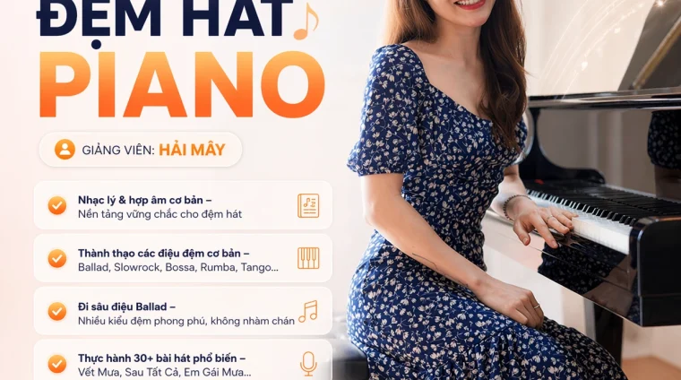 Khóa Học Đệm Hát Piano Mới Nhất Cùng Hải Mây