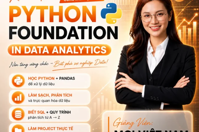 Khóa học Python Foundation in Data Analytics MCI Việt Nam