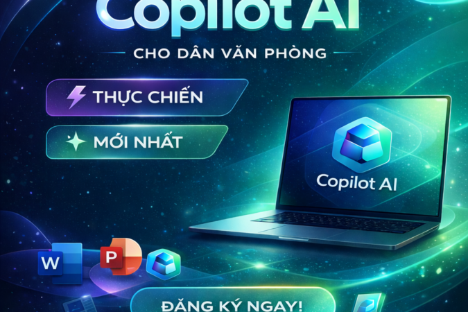 Khóa Học Copilot AI Cho Dân Văn Phòng – Thực Chiến Microsoft 365 Mới Nhất 2025