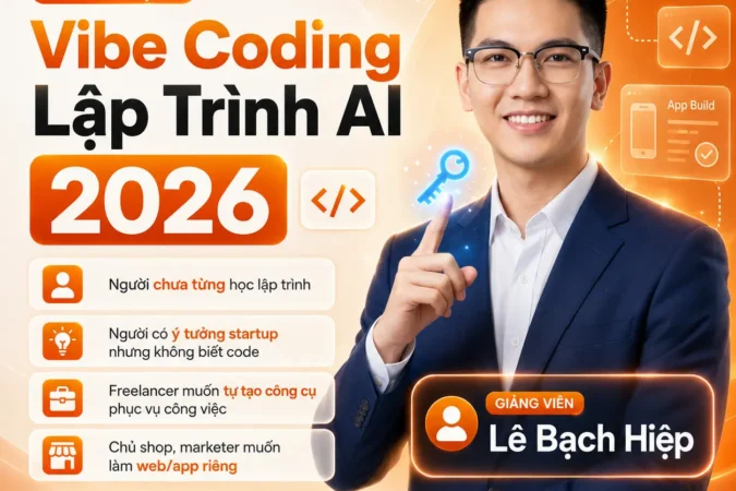 Khóa Học Vibe Coding Lập Trình AI 2026 Lê Bạch Hiệp