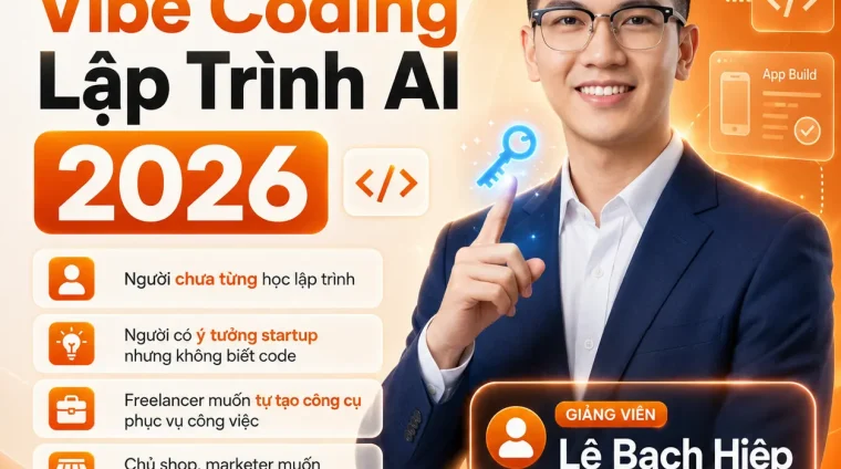 Khóa Học Vibe Coding Lập Trình AI 2026 Lê Bạch Hiệp