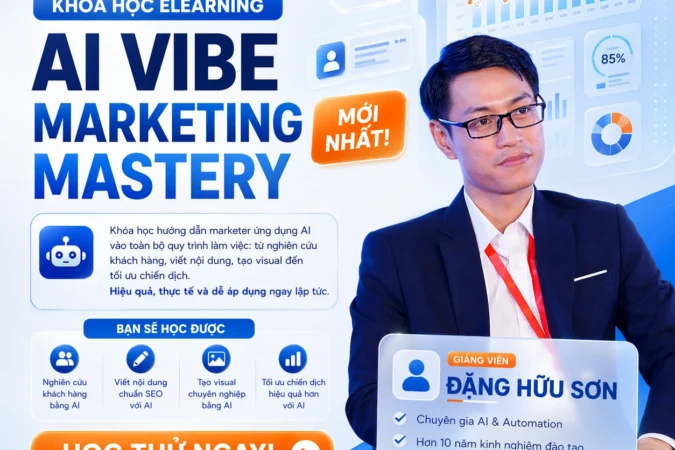 Khóa Học AI Vibe Marketing Mastery Learning Thực Chiến – Đặng Hữu Sơn