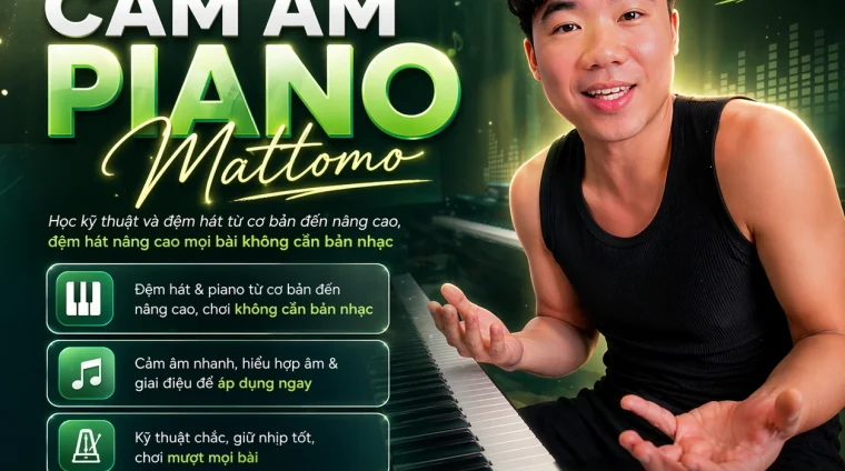Khóa Học Cảm Âm Piano Mattomo