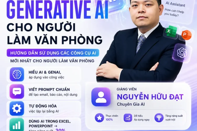 Khóa Học Generative AI Ứng Dụng Cho Người Làm Văn Phòng 2026