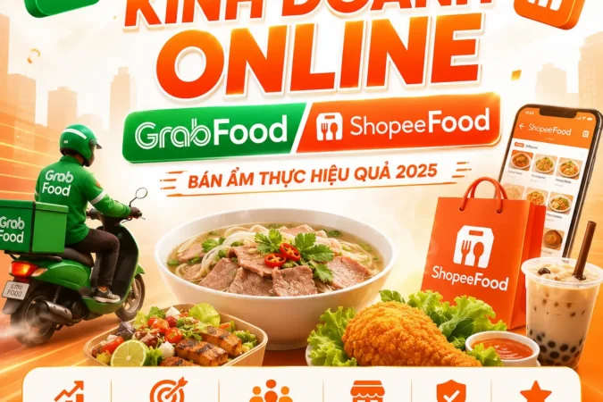 Khóa Học Food App Thực Chiến 2026 – Xây Dựng Quán Online Với GrabFood & ShopeeFood