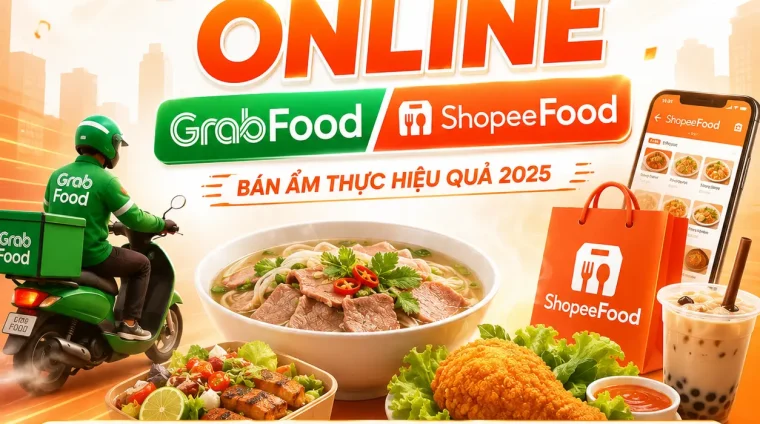 Khóa Học Food App Thực Chiến 2026 – Xây Dựng Quán Online Với GrabFood & ShopeeFood