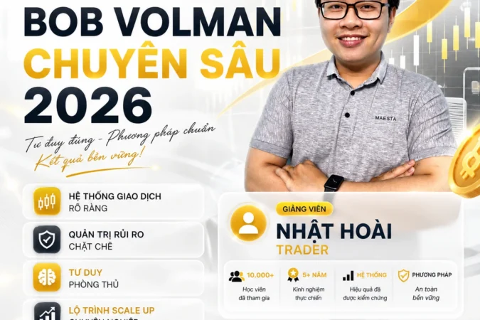 Khóa Học Price Action Thực Chiến Nhật Hoài Trader 2026 – Hệ Thống Trading Đa Thị Trường (Bob Volman)
