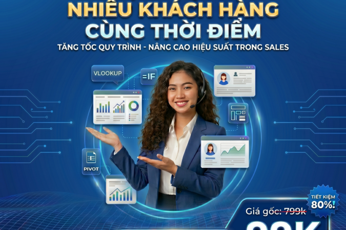 Khóa Học Nghệ Thuật Tiếp Nhiều Khách Hàng – Kỹ Thuật “BUÔNG” Khách Đỉnh Cao