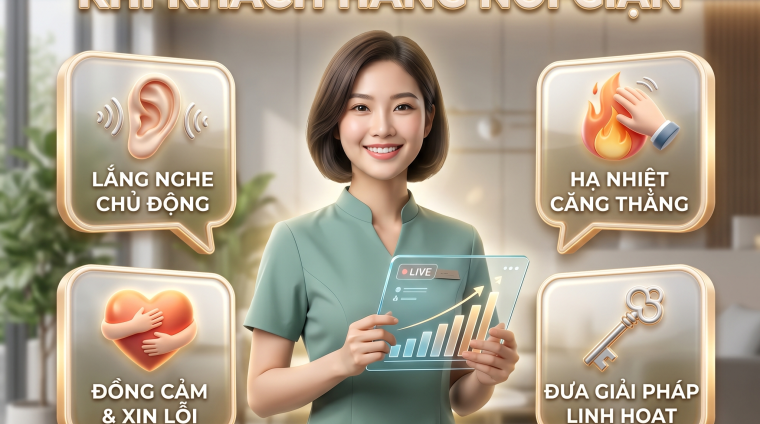 Khóa Học Kỹ Năng Hạ Nhiệt Khi Khách Hàng Nổi Giận – Bí Quyết Xử Lý Khiếu Nại 2026