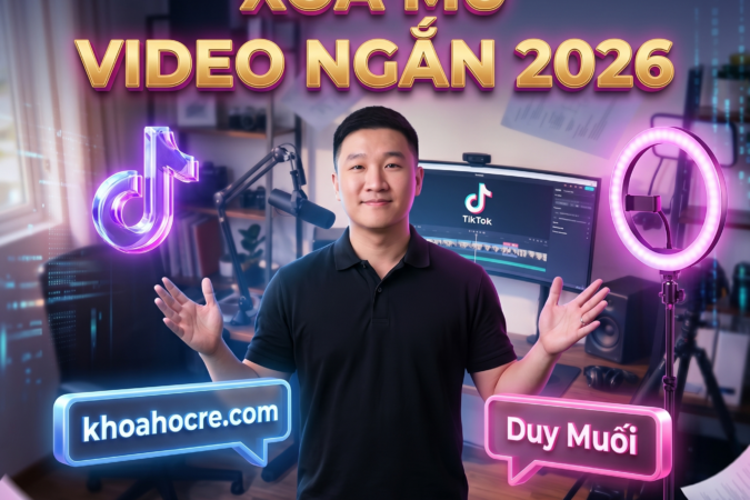 Khóa Học Xóa Mù Video Ngắn Duy Muối 2026 – Workshop Duy Muối Mới Nhất