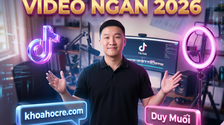 Khóa Học Xóa Mù Video Ngắn Duy Muối 2026 – Workshop Duy Muối Mới Nhất