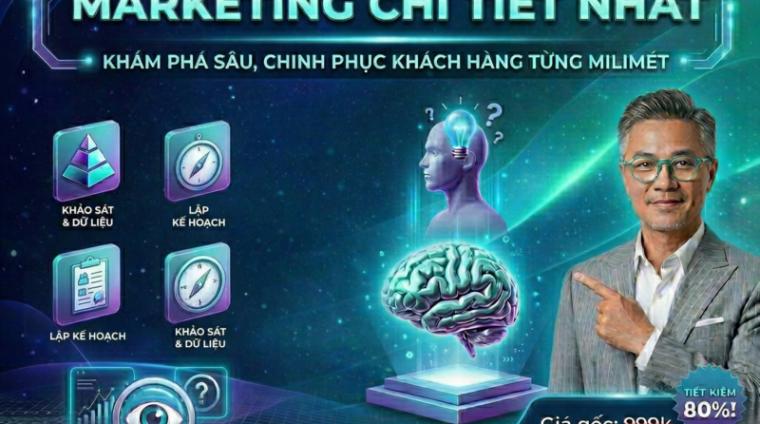 Khóa Học Thành Thạo Insight Trong Marketing – Thấu Hiểu Khách Hàng, Đột Phá Ý Tưởng