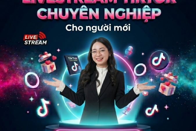 Khóa Học Livestream Chuyên Nghiệp Cho Người Mới – Cẩm Nang Chốt Đơn TikTok 2026