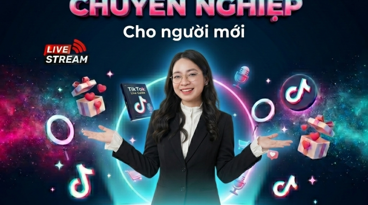 Khóa Học Livestream Chuyên Nghiệp Cho Người Mới – Cẩm Nang Chốt Đơn TikTok 2026