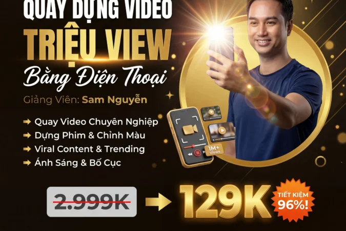 Khóa Học Quay Dựng Video Triệu View Sam Nguyễn