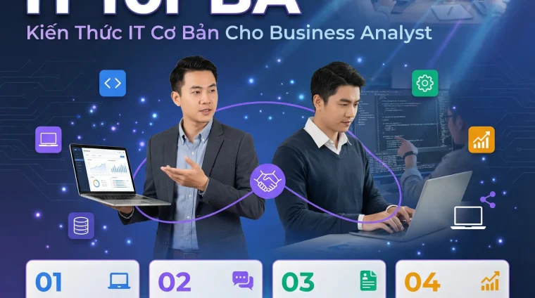 Khóa Học Bổ Trợ IT For BA – Kiến Thức IT Cơ Bản Cho Business Analyst