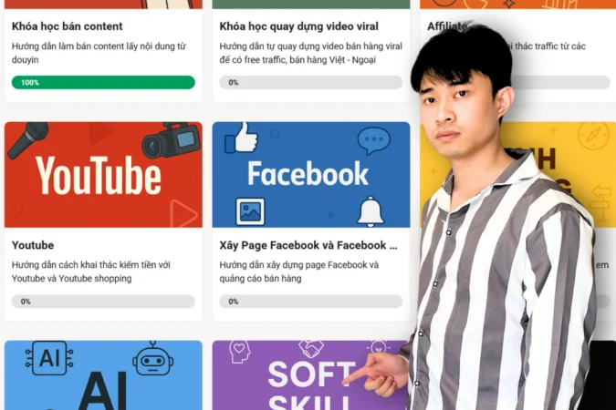 Combo 7 Khóa Học Viral Builder 2026 Cùng Nguyễn Đào Trung Hiếu – Lộ Trình Xây Kênh Viral Từ A–Z