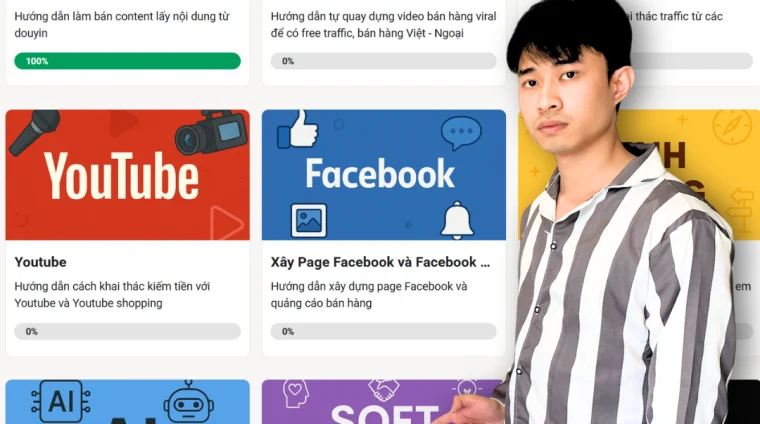 Combo 7 Khóa Học Viral Builder 2026 Cùng Nguyễn Đào Trung Hiếu – Lộ Trình Xây Kênh Viral Từ A–Z