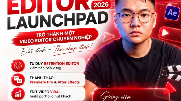 Khóa Học Editor Launchpad Kevin Mach – Lộ Trình Trở Thành Một Editor Chuyên Nghiệp