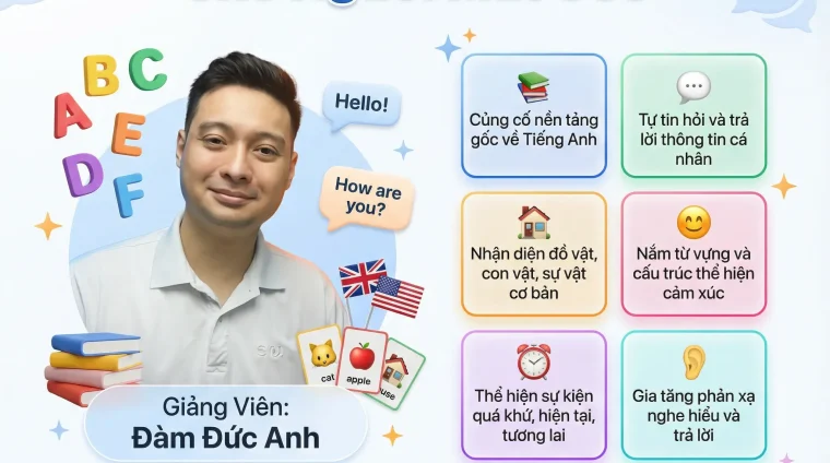 Khóa Học Tiếng Anh Cơ Bản Cho Người Mất Gốc