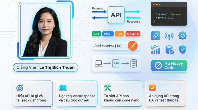 Khóa Học Hiểu và Làm Chủ API Cho Người Mới, BA và Tester