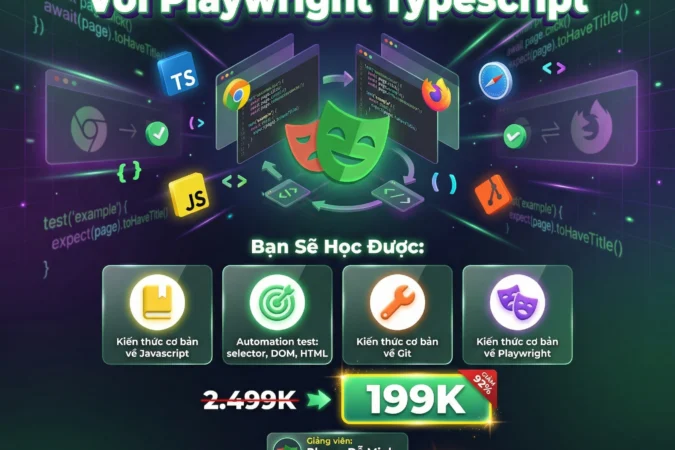 Khóa Học FullStack Automation QA với Playwright Typescript