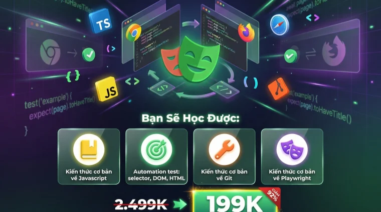 Khóa Học FullStack Automation QA với Playwright Typescript