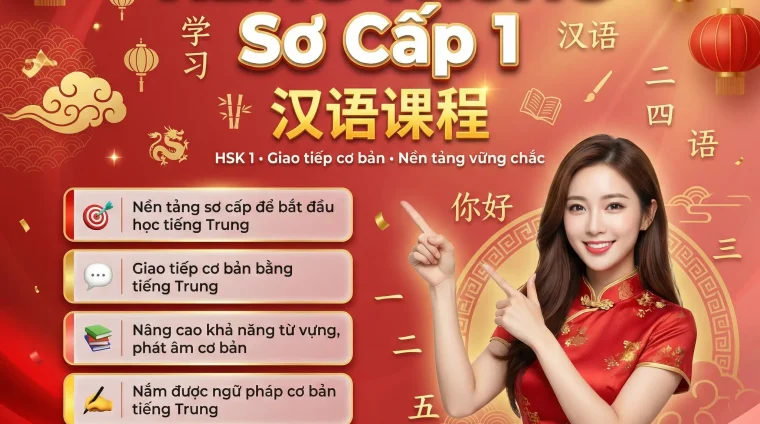 Khóa Học Tiếng Trung Sơ Cấp 1 – EZ Lauguage