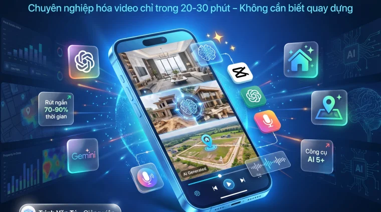 Khóa Học AI Bất Động Sản – Ứng Dụng AI Tạo Video BĐS Chuyên Nghiệp